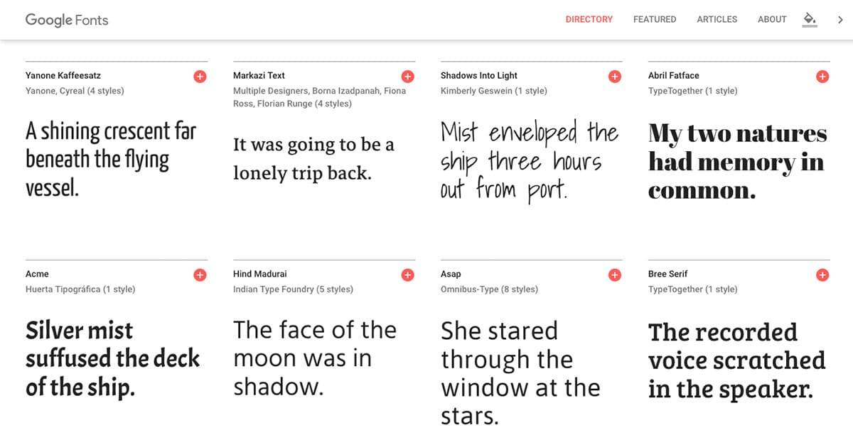 Afbeelding Using Google Fonts on your WordPress website